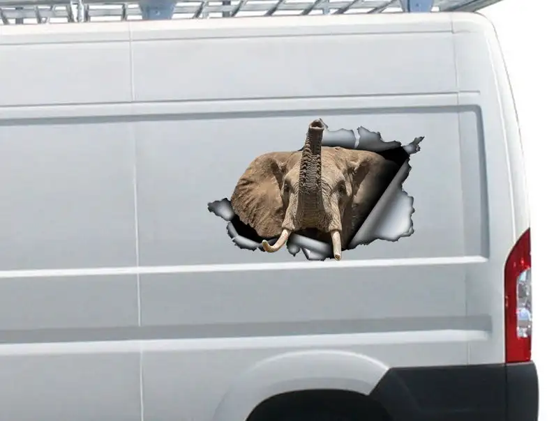 

2021 Elephant car decal , Elephant magnet, car decoration, Elephant sticker