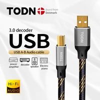 todn hifi usb cable high quality 6n occ type a to type b hifi data audio digital cable for dac