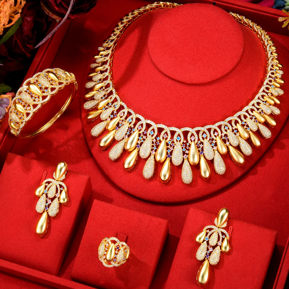 Набор свадебных украшений GODKI для женщин ювелирные наборы известного бренда с