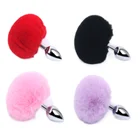 Анальная пробка, лисий хвост, металлическая Анальная пробка, игрушки для взрослых, БДСМ, Анальные игрушки, секс-игрушки для женщин, пар, секс-шоп