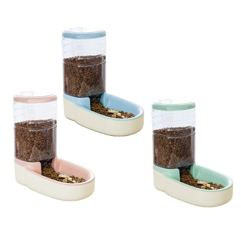 

Pet 3.8L автоматический Еда диспенсер для воды для собак кошек Питьевая Посуда для кормления c изображением животных, из щенок кормушка чаша