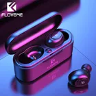 Беспроводные наушники Floveme Airdots с голосовым управлением, Bluetooth 5,0, шумоподавлением, сенсорным управлением и зарядным устройством для iPhone