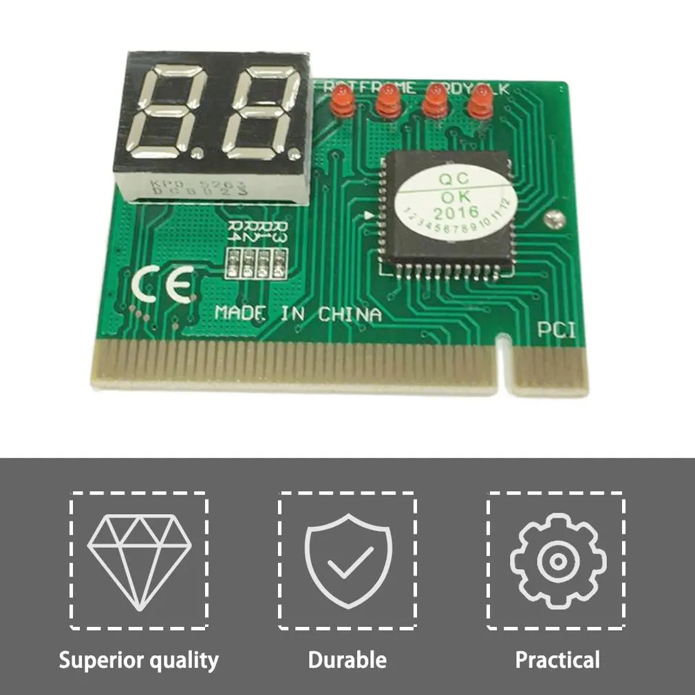 В stockNew диагностики ПК 2-цифры pci карта тестер материнской платы анализатор ваш