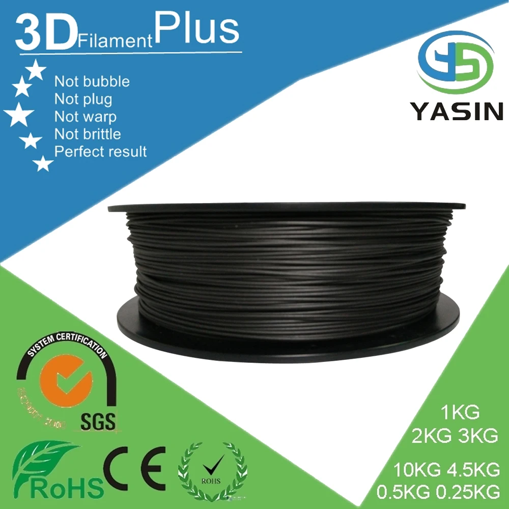 nisay pla plus 3d printer filament pla 1 75mm carbon fiber 1kg spool 3d filament 3d printing material for sale free global shipping
