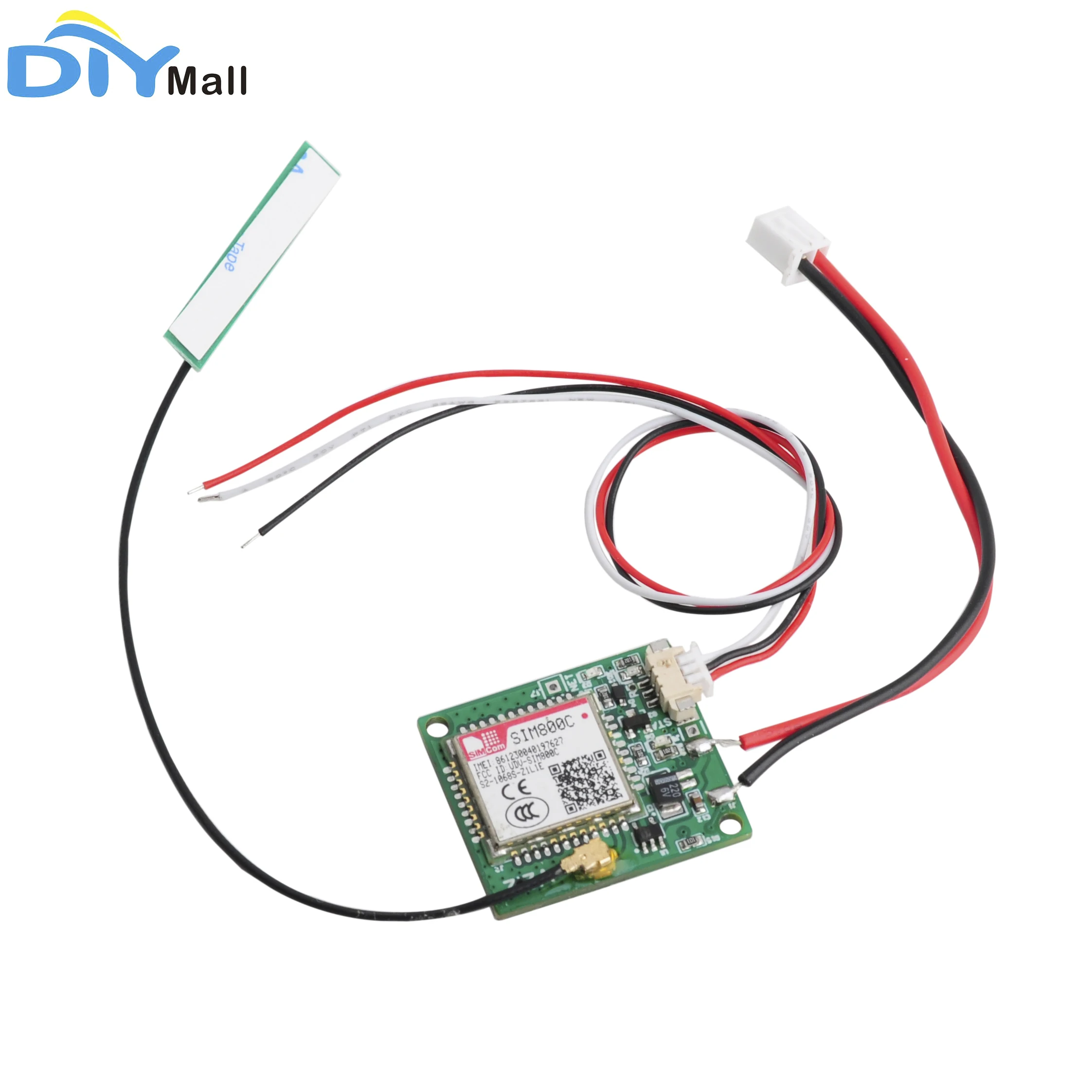 

DIYmall 1 Channel Relay Module SMS GSM Remote Control Switch SIM800C STM32F103CBT6 for Greenhouse Oxygen Pump