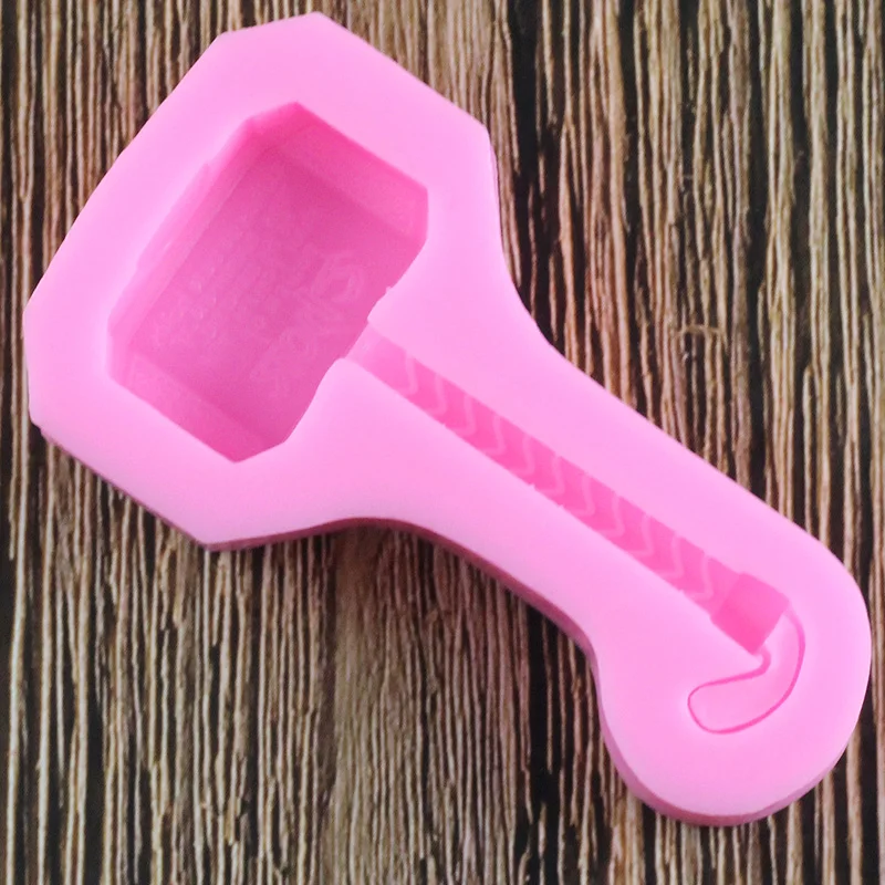 3D Силиконовый Молот Тор Топпер для кекса помадка детский день рождения украшение