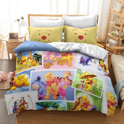 

Disney Bedding Set for Home Duvet Cover Set Cartoon Bed Quilt Covers Boy Girl Twin Full Queen Super King Bedroom Decoration New