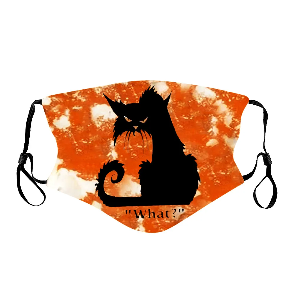 

Adult Reusable Masks Halloween Printing Dustproof Windproof Mask Washable Breathable Mouth Mask Mondkapjes Maschera mascarillas