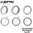 Ступица ZTTO для горного и шоссейного велосипеда, комплект с храповым механизмом 54 T, 54 зубца, для DT 18T Swiss 36T, 60T, запчасти для велосипеда