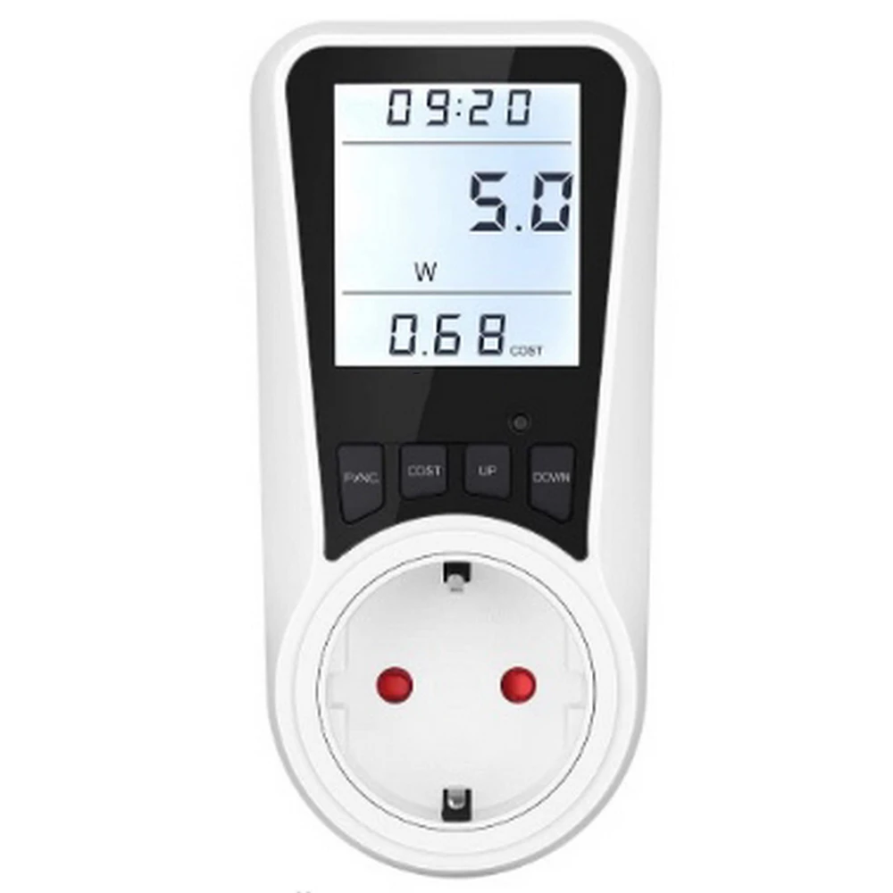 

Smart Billing Socket Power Monitor Digital AC Power Meter LCD Energy Meter Monitor Socket Power Voltage UK/US/FR/AU/BR Plug