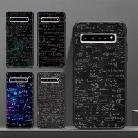 symbol math science physics formulas phone case for galaxy j2pro j4 j5 j6 j7 plus j5 prime j72016 2018 m 10 20 30 funda cover