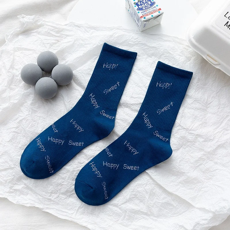 

Cartoon Woman Sock Astronauts Cotton Socks for Women Colorful Style Ladies High Standard Sweet Sox Female Trendy Spring Sokken