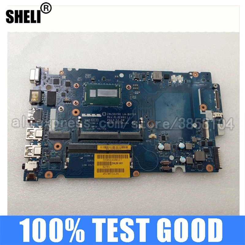 SHELI W/ I5-5200U CPU для DELL Latitude 3450 материнская плата ноутбука DDR3 Inspiron Intel Integrated |