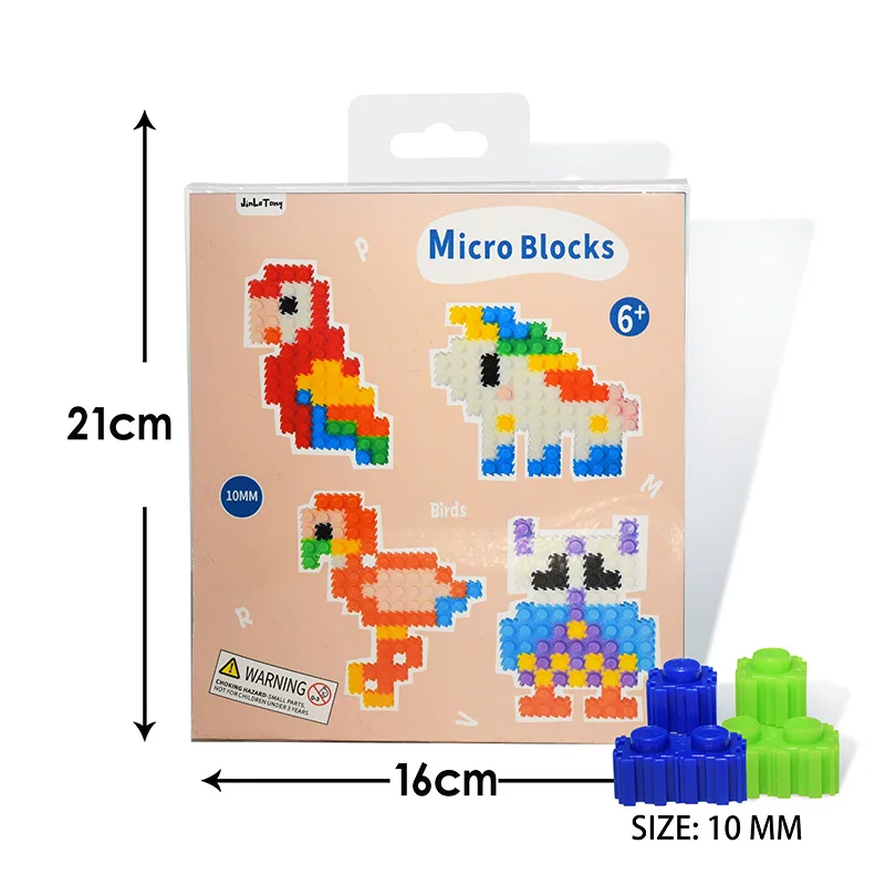

Diamond Building Block cartoon Figure Cute 3D Model Children For Mini Bricks Toys Unisex building blocks creative toys