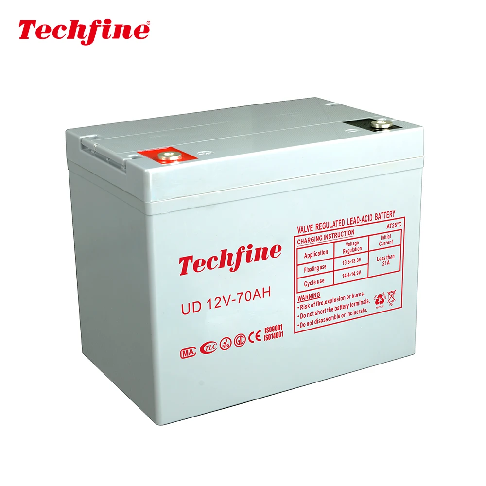 

Factory price High Quality Storage solar AGM techfine battery 12v 65ah