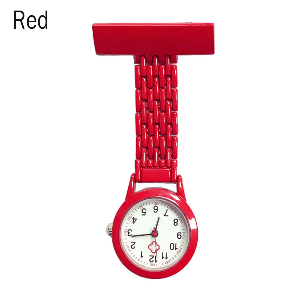 

Nurse Quartz Watch Brooch Pocket Brooch Clip Medical Nurse Pocket Nursing Watch AUG889