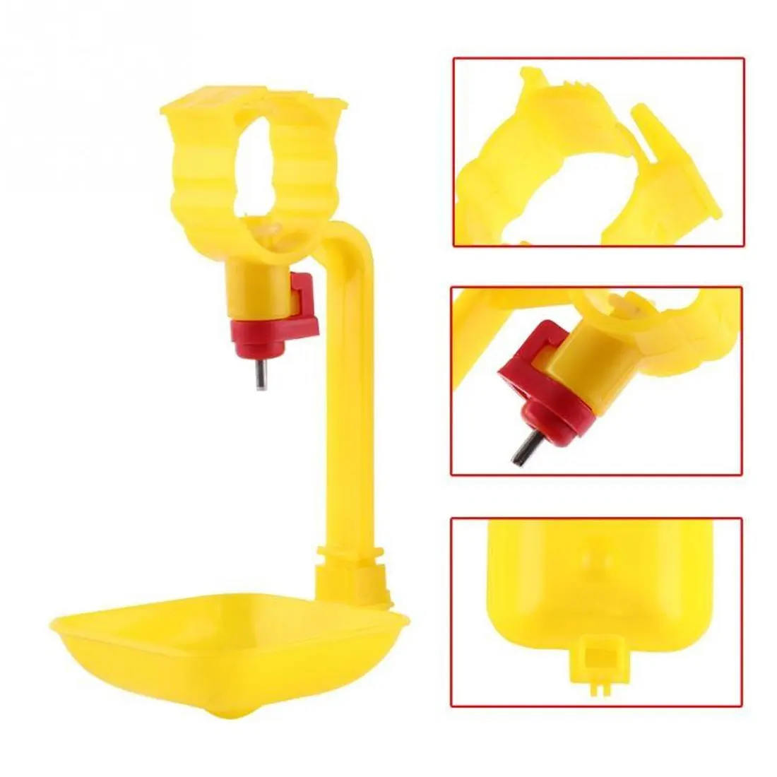 Автоматическая поилка для цыплят чаша кормления птенцов с двойной подвеской 10