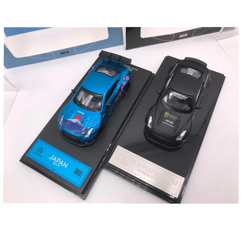 1: 64 модель автомобиля Nissan GTR R35 LB игрушечный автомобиль из сплава игрушки для