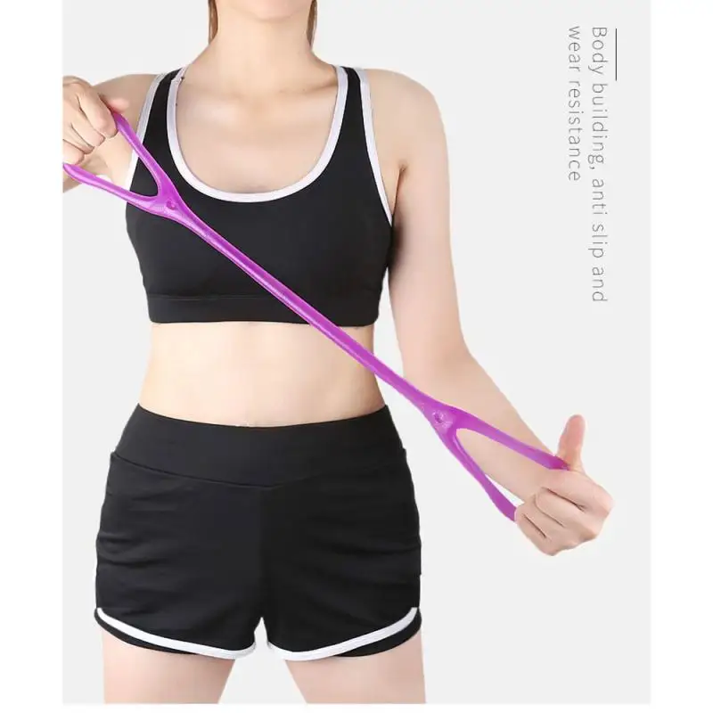 

Portable Yoga Right Angle Shoulder Artifact figure eight Fitness Pull Rope Belts Exercise Arm Strength Practice Chest Expander