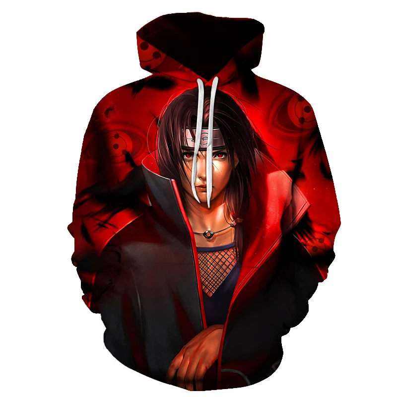 Новая мода для мужчин и женщин Топ Наруто глаза нормальный вызов 3d принт горячий