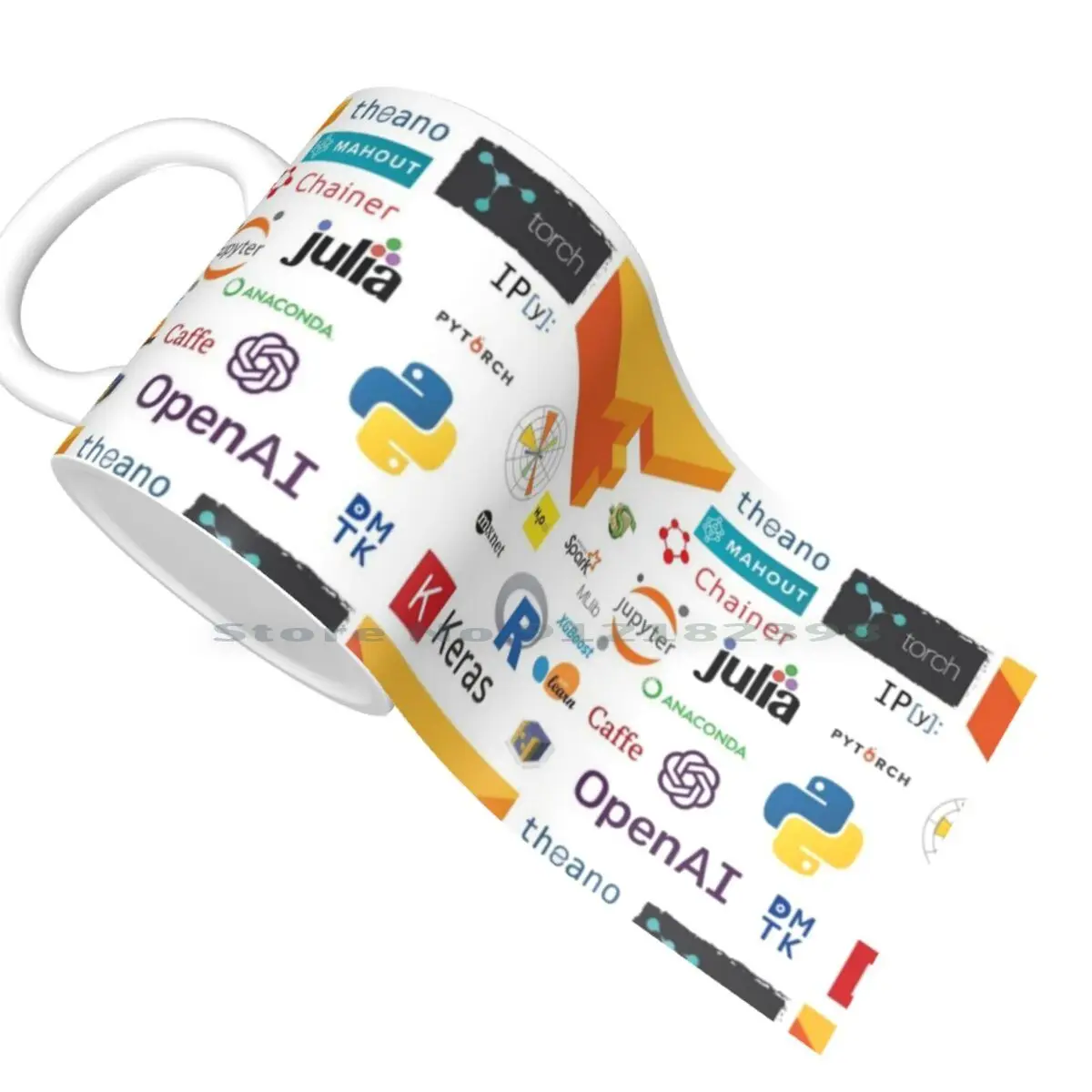 Ml наклейка с пейзажем керамические кружки кофейные чашки Кружка для молока и чая