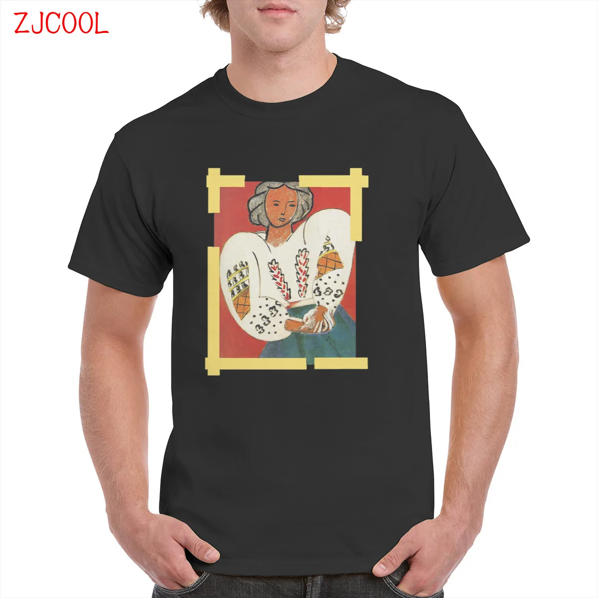 

Paintings Art Streetwear Graphic Printed Casual t shirt Top Frame Oversized Cotton Tee Female/Man T-Shirt Aesthetics