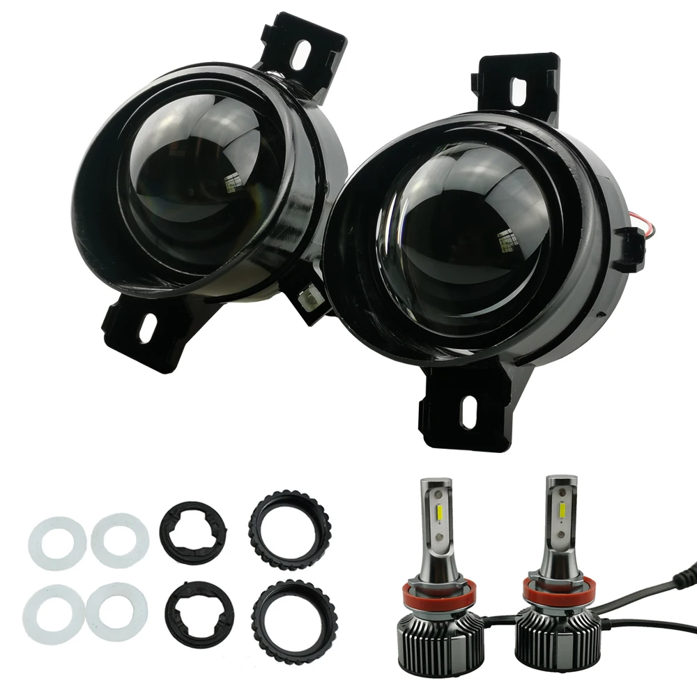55W 12V H11 светодиодный объектив туман светильник s drl Установите для NISSAN QASHQAI / + 2 (J10