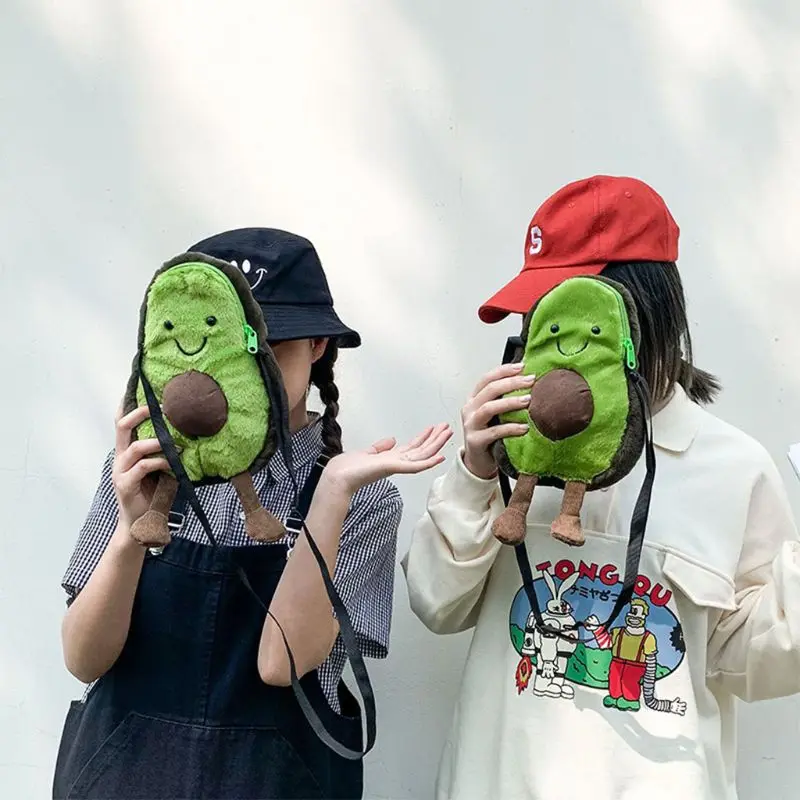 Женская сумка через плечо THINKTHENDO милая сумка-тоут в форме авокадо