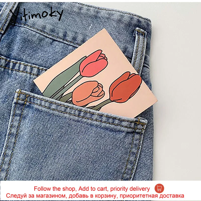 

Yitimoky Blue Denim Skirts Womens 2021 Spring Korean Fashion New Vintage Simply Casual Zipper Pockets High Waist A-Line Skirts