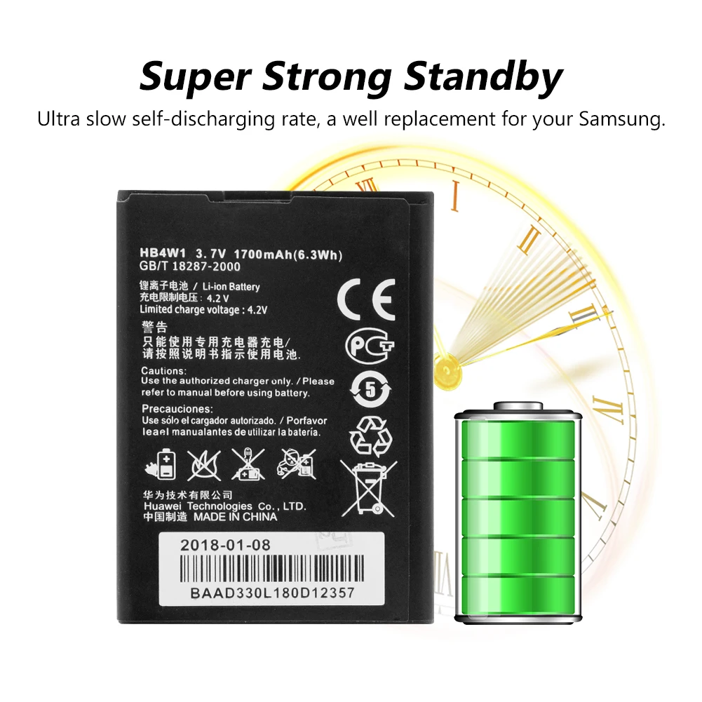 Аккумулятор HB4W1 для телефона Huawei Ascend G525 G520 G510 C8813Q T8951 U8951 Y210 Prism 2 Lipo литий