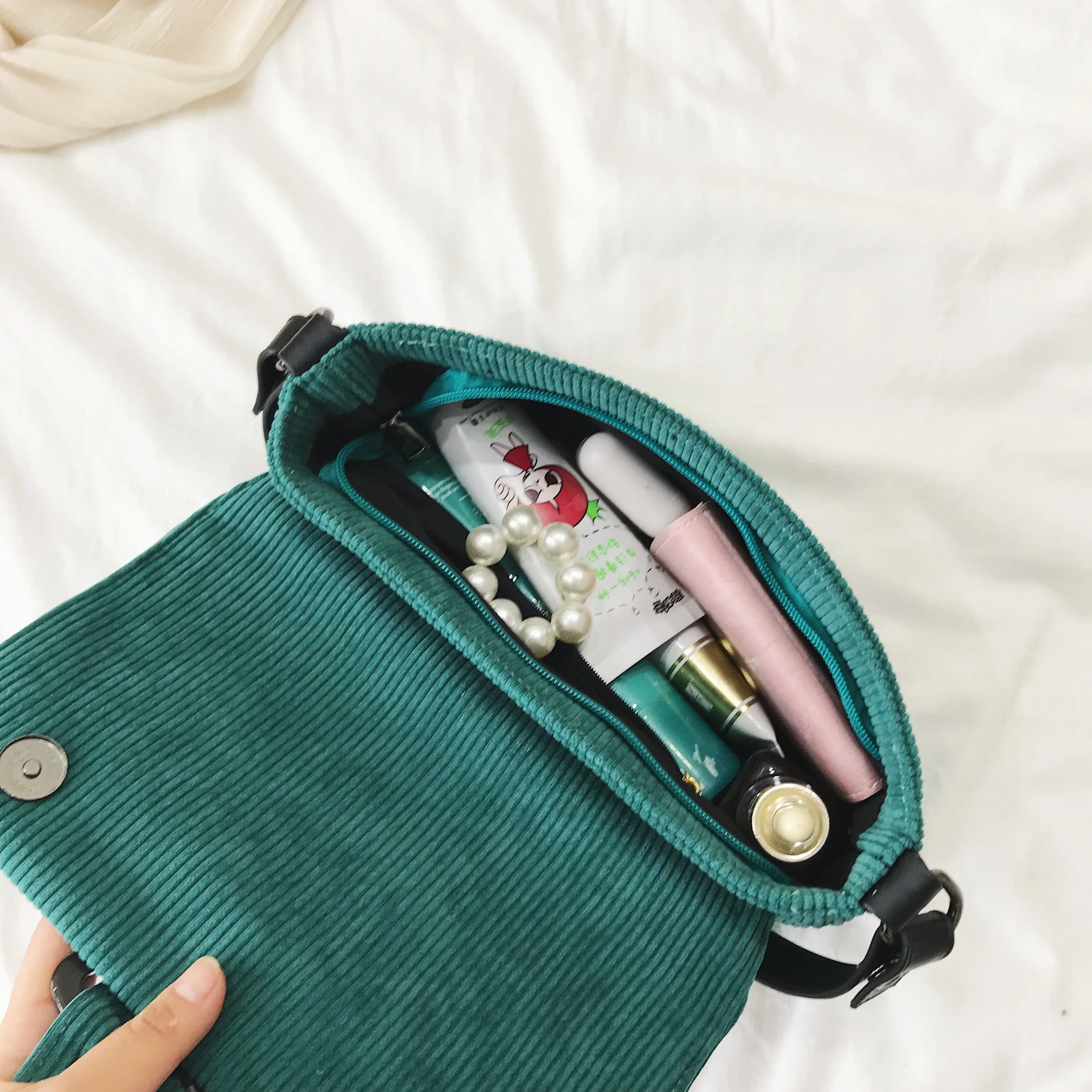 Сумки для женщин 2019 осень и зима новая мода дикое качество вельвет сумка