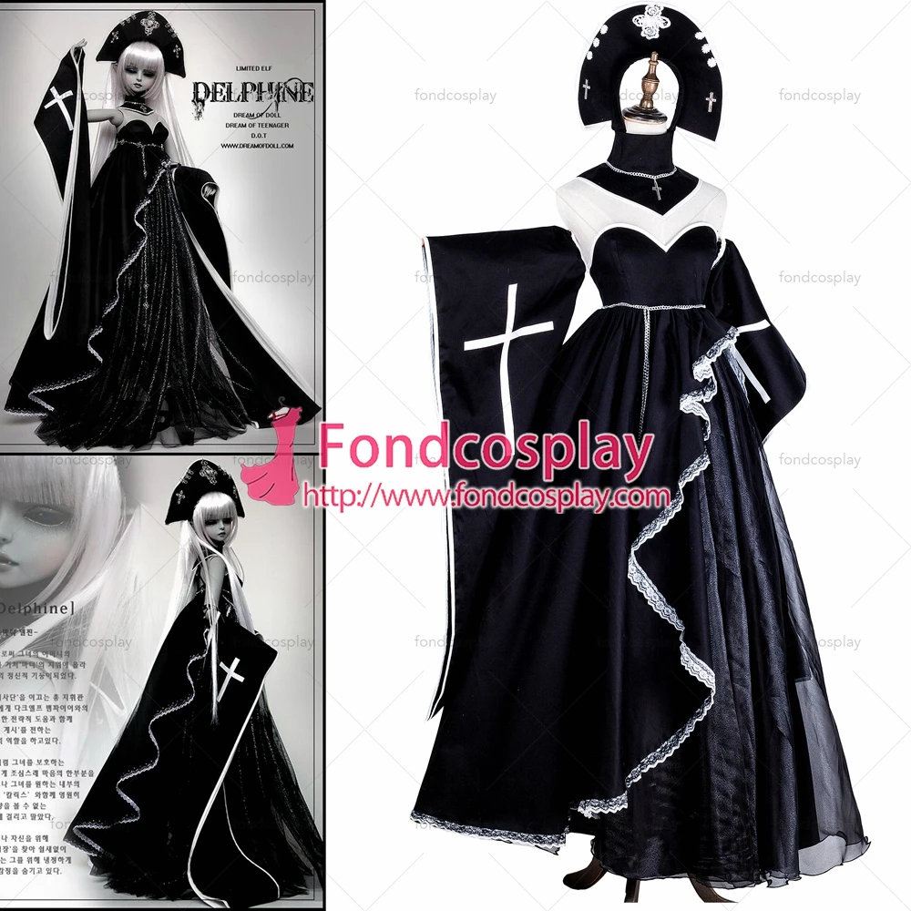 

fondcosplay sd black cotton doll dress gothic punk cosplay Costume cosplay costume Tailor-made[G1748]