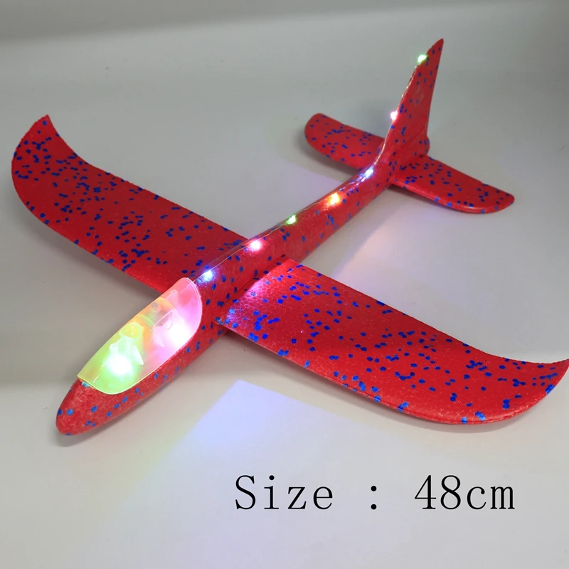 TOY192-17 Дрон модель самолета DIY ручной бросок Летающий планер Самолеты планер трюк Пена Самолет Игрушка Дети игрушки детские игрушки для детей Дрон подарок - Цвет: TOY192-17