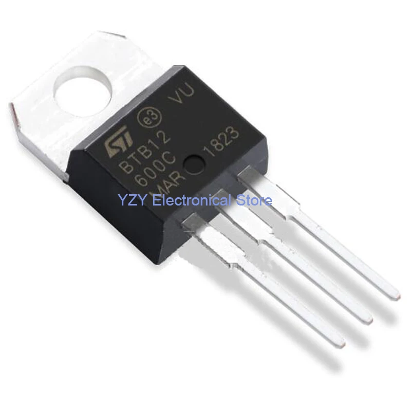5 шт./лот BTB12-600C TO220 BTB12-600 BTB12 12-600C симисторов 12 ампер 600 Вольт-220 IC новый оригинальный