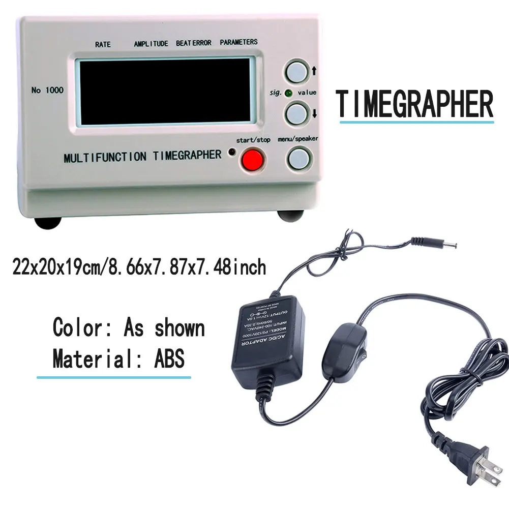 

Timegrapher Mechanical Watch Timing Machine Multifunction Tester LCD Display Auto Calibration Timer Machine Repair Tools