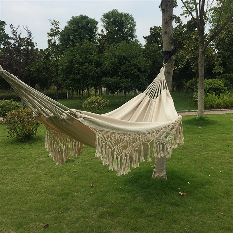 

2 человек гамак Boho Большой бразильский края макраме двойной Делюкс гамак сетка-качели кресло для Micro Sim карта/крытый дворик крыльца Декор