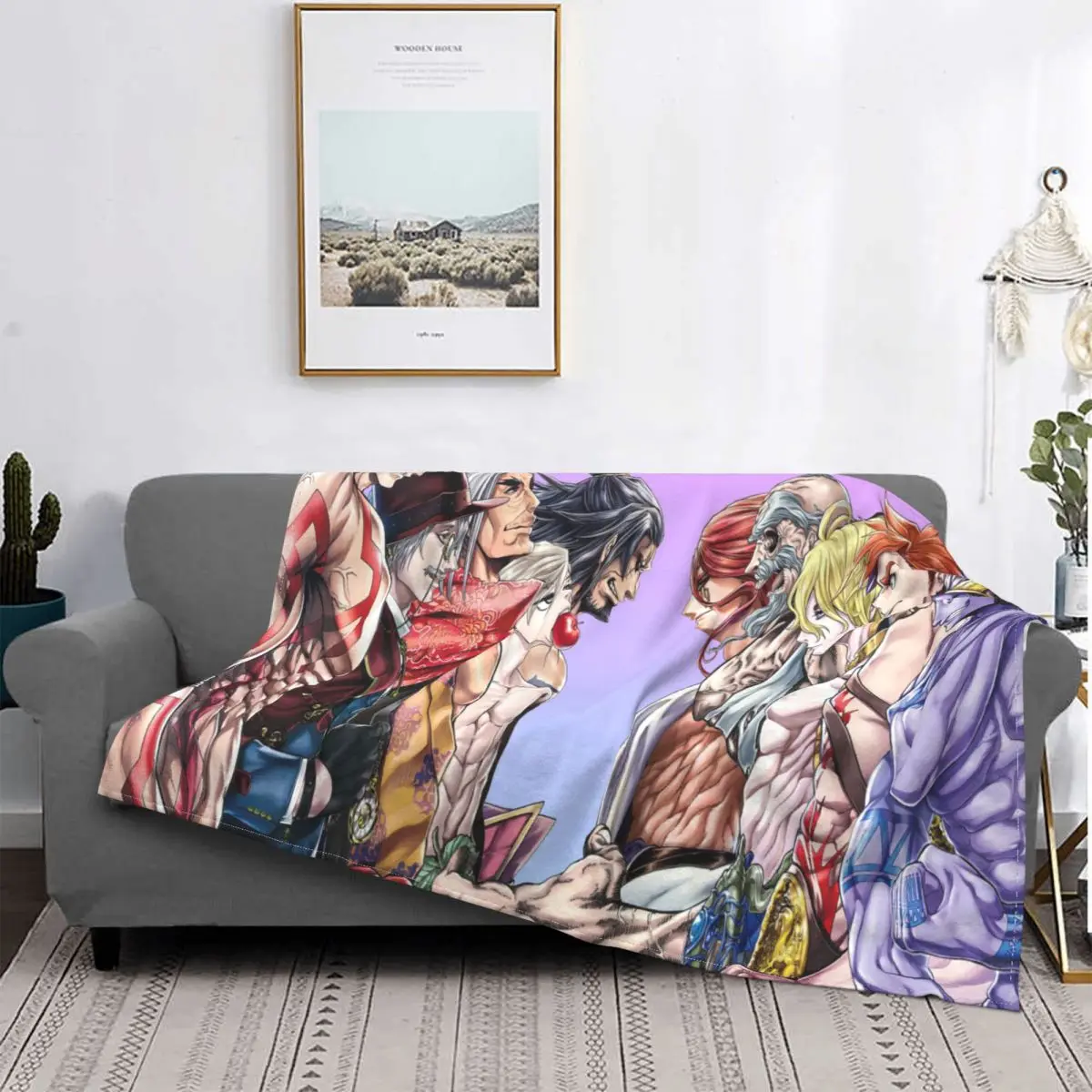 

Record of Ragnarok Netflix Action Anime Blanket Flannel Spring Autumn All Warm Throws For Winter Bedding