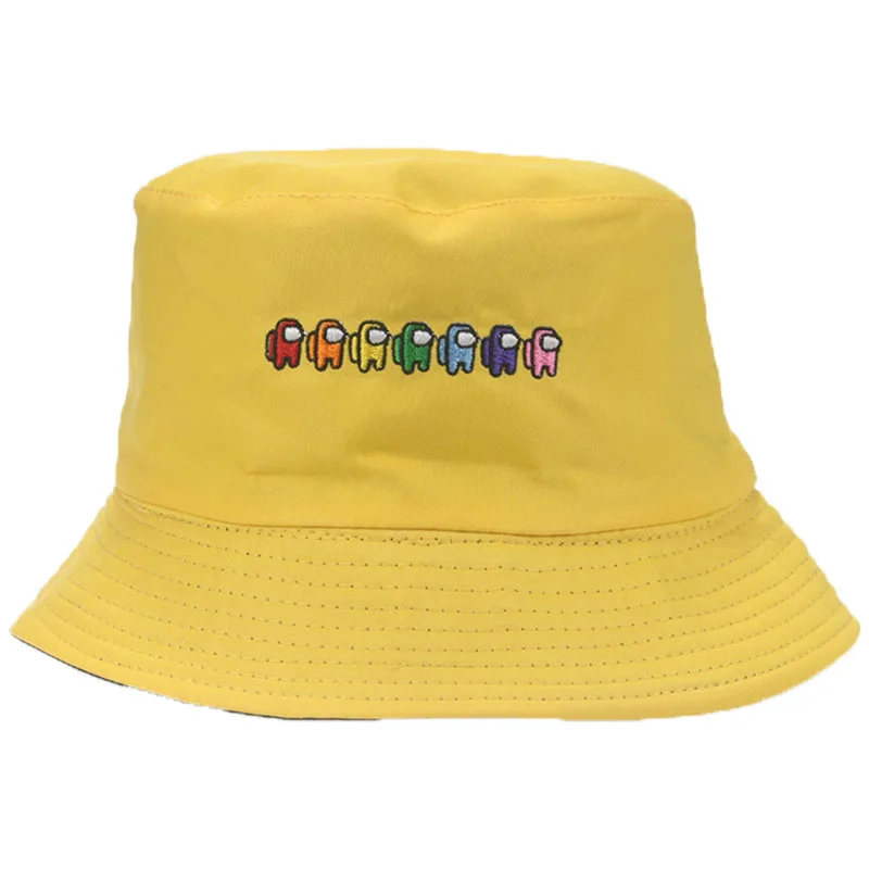 

bucket hat summer solid double side casual hip hop hats for men outdoor sun protection sun beach caps 2021 new sombrero hombre