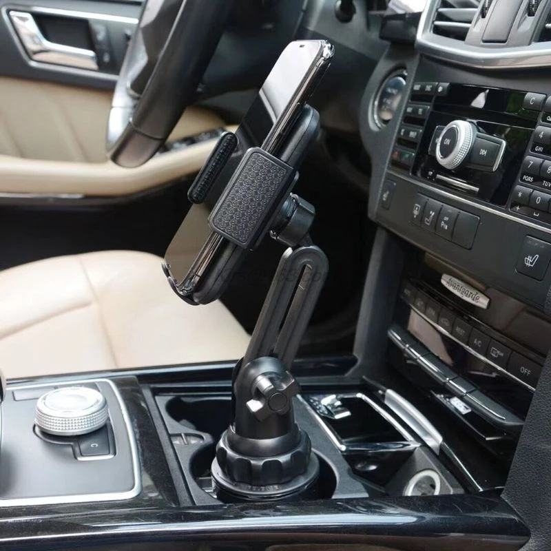 universal car qi 15w wireless fast charger cup mobile phone holder mount automatic infrared smart sensor clamping mount stand free global shipping