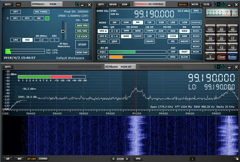 Широкополосный полнофункциональный 12bit SDR приемник SDRPLAY RSP1 RSP2 RTL-SDR HackRF обновление AM FM HF SSB CW приемник Полнодиапазонный радиоприемник