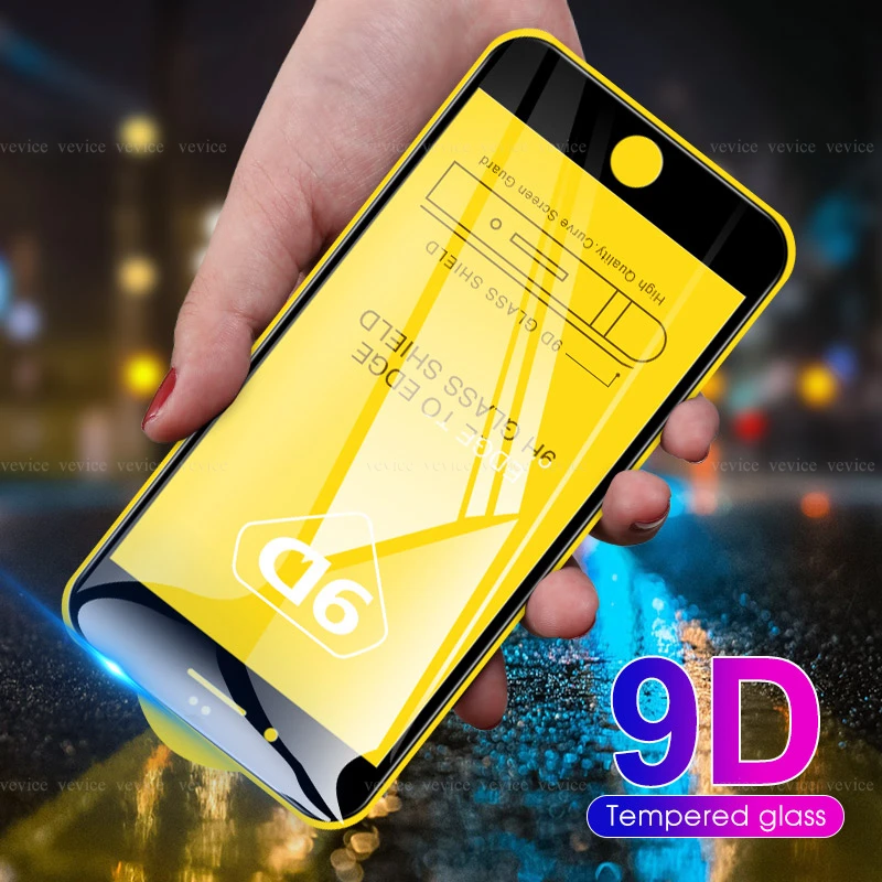 9D Высококачественная Защитная пленка для экрана iPhone XsMax 8 7 Plus ультратонкое