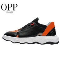 opp sneakers mens shoes summer breathable lace mens boots breathable mesh surface increased thick bottom white shoes
