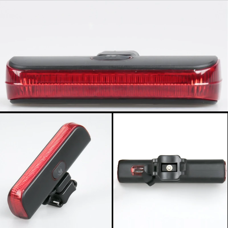 Светодиодный USB Перезаряжаемые светильник для верховой езды задний фонарь