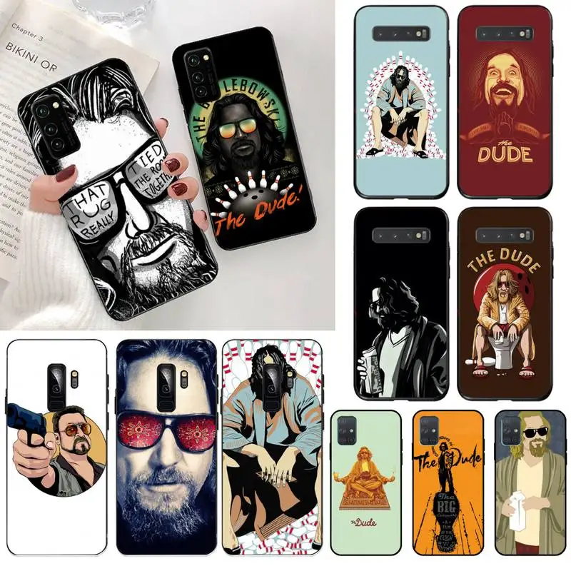 CUTEWANAN большой LEBOWSKI Bling милый чехол для телефона Samsung S20 plus Ultra S6 S7 edge S8 S9 S10 5G lite 2020 |