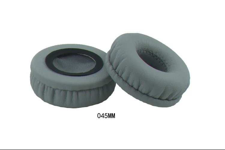Серые Мягкие белковые круглые амбушюры универсальный размер для наушников