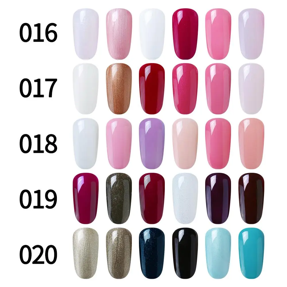 CLAVUZ 6 шт. в комплекте УФ гель лак для ногтей светодиодный однотонный маникюрный