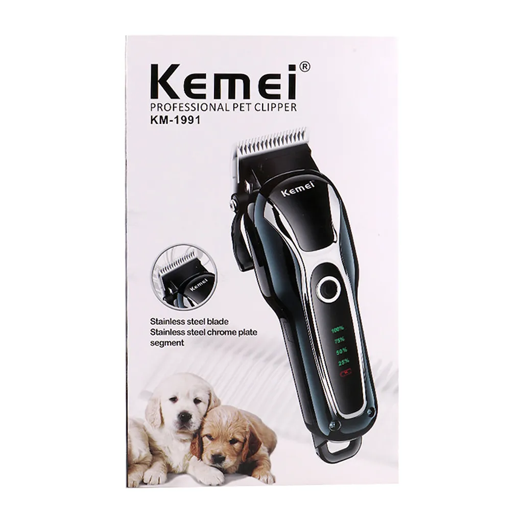 Профессиональная машинка для стрижки собак набор груминга электробритва