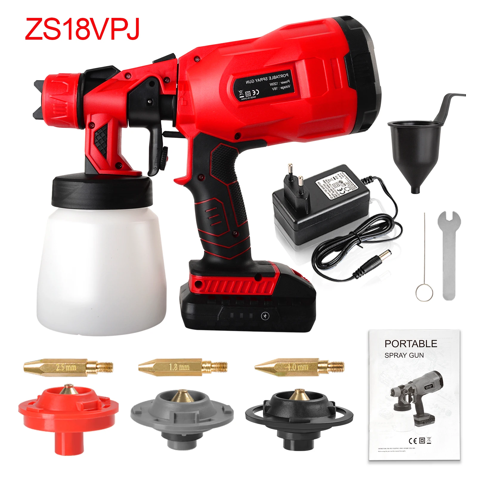 

18V Electric Spray Gun Long Battery Life For Painting For Disinfection For Watering Spraying Tool Hand Tool