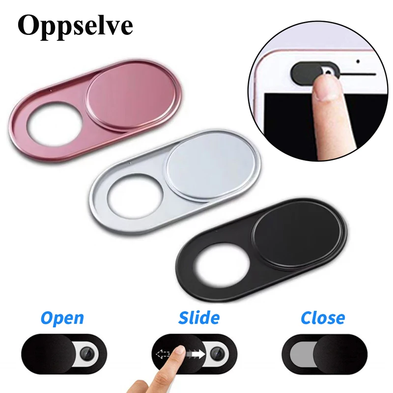 

Universal Metal Webcam Cover For iPhone 12 Samsung Huawei Xiaomi Camera Shutter Cover Sticker For laptops iPad Macbook PC Tablet