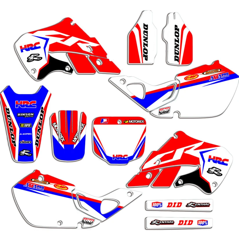 CR125 CR250 1998 1999 переводная картинка 3M Рамка обтекатель Наклейка для Honda CR 125 250 |